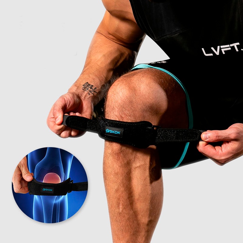 Patella Knee Strap,Adjustable Knee Brace Patellar Stabilizer Support ...