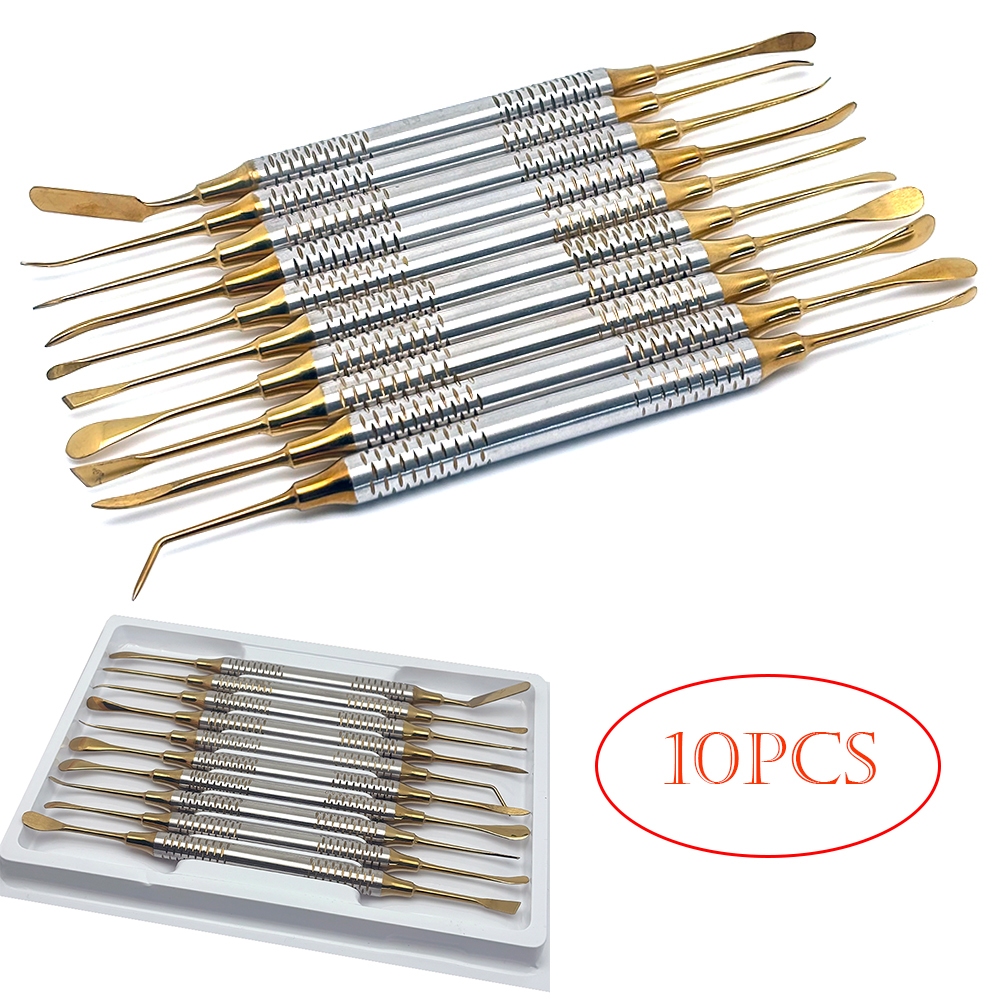 10 Pieces Dental Resin Aesthetic Restorative Tools Filling Tool Set ...