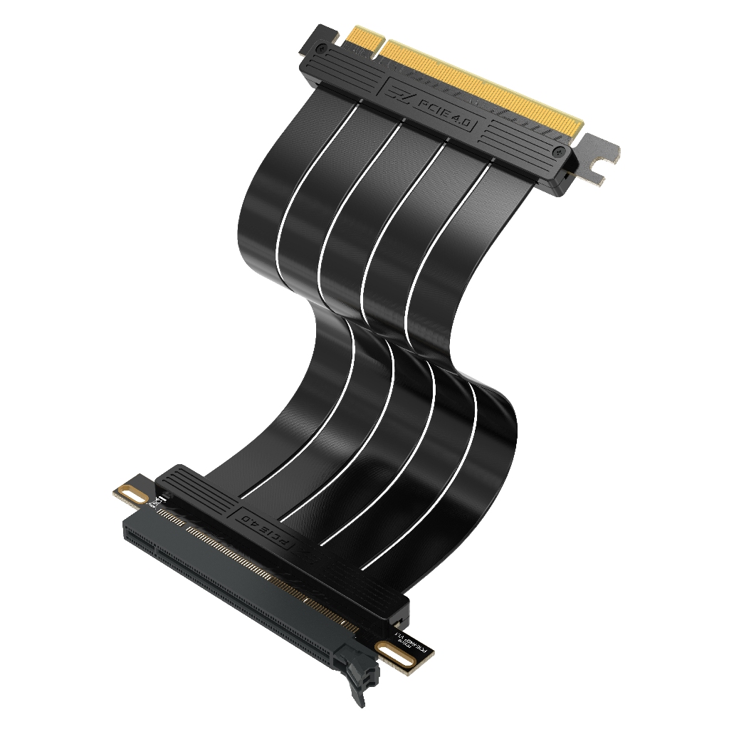 EZDIY-FAB PCIE Gen 4 16x Extreme Flexible, High Speed Riser Cable PCI ...