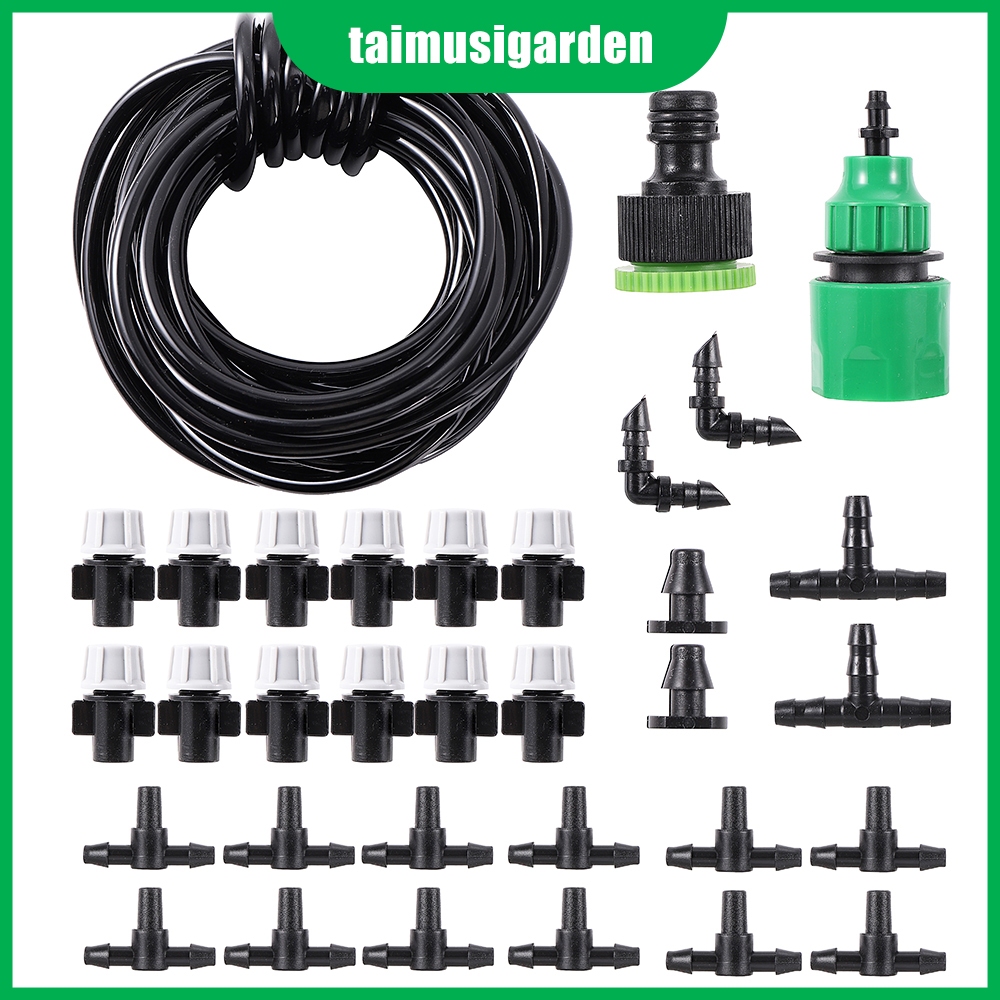 10M DIY Garden Misting Irrigation System Plant Flower Watering Kit Auto ...