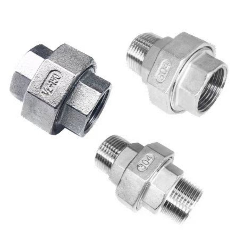 【KH】1PCS 304 Stainless Steel Union Joint Coupling 1/4