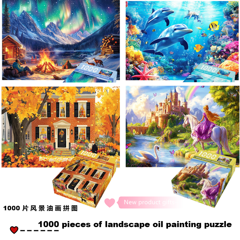 [1,000 Pieces of Educational Puzzles] Van Gogh Famous Paintings DIY ...