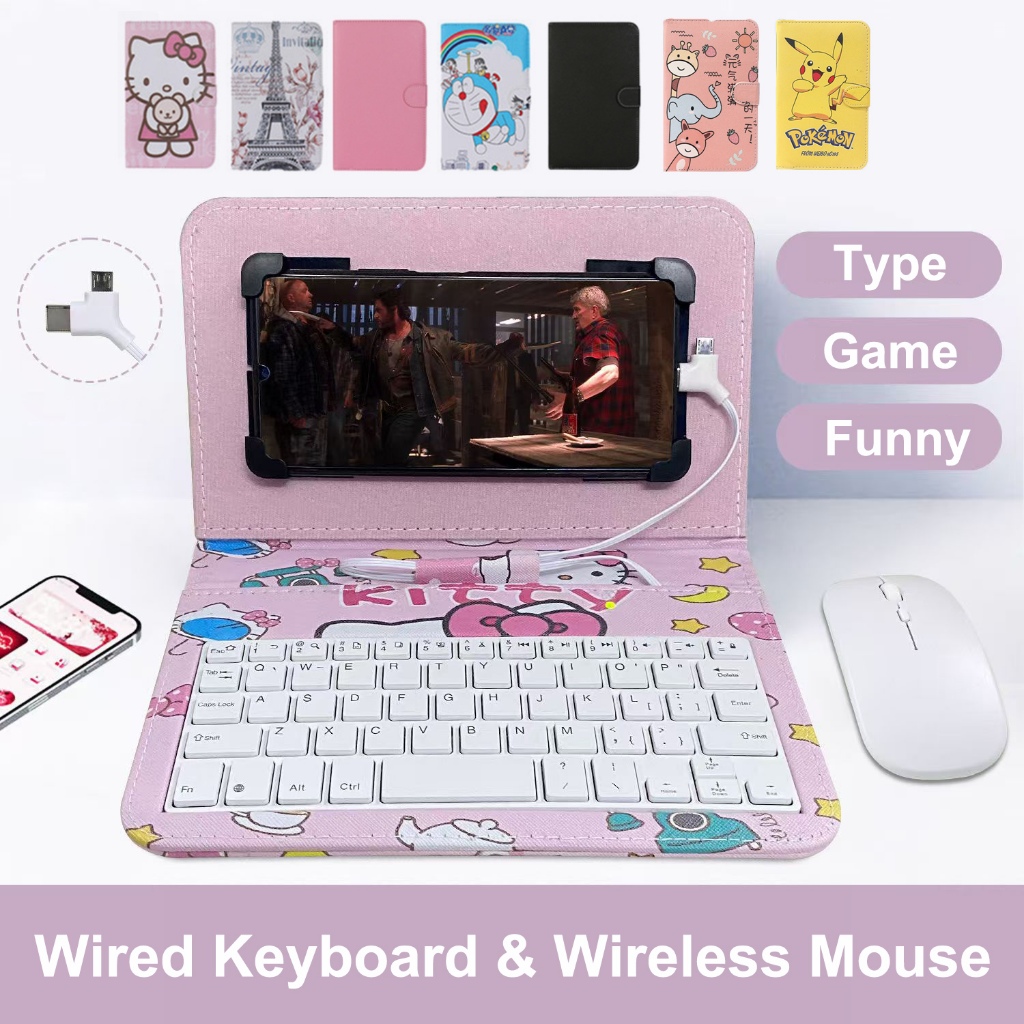 【Free Gift】Keyboard and Mouse for Cellphone Mini Keyboard for 8inch ...