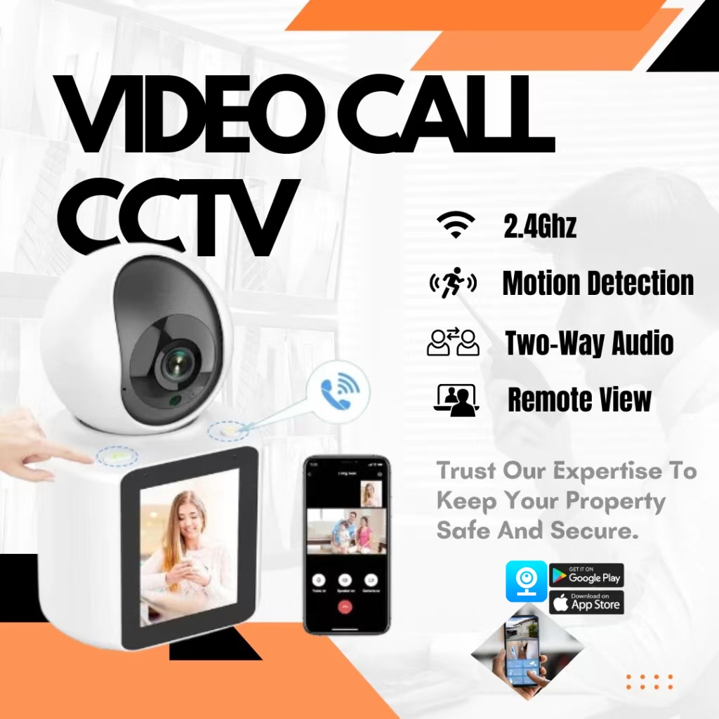 Smart Video Calling Smart Camera CCTV WIFI Infrared Night Vision Mobile ...