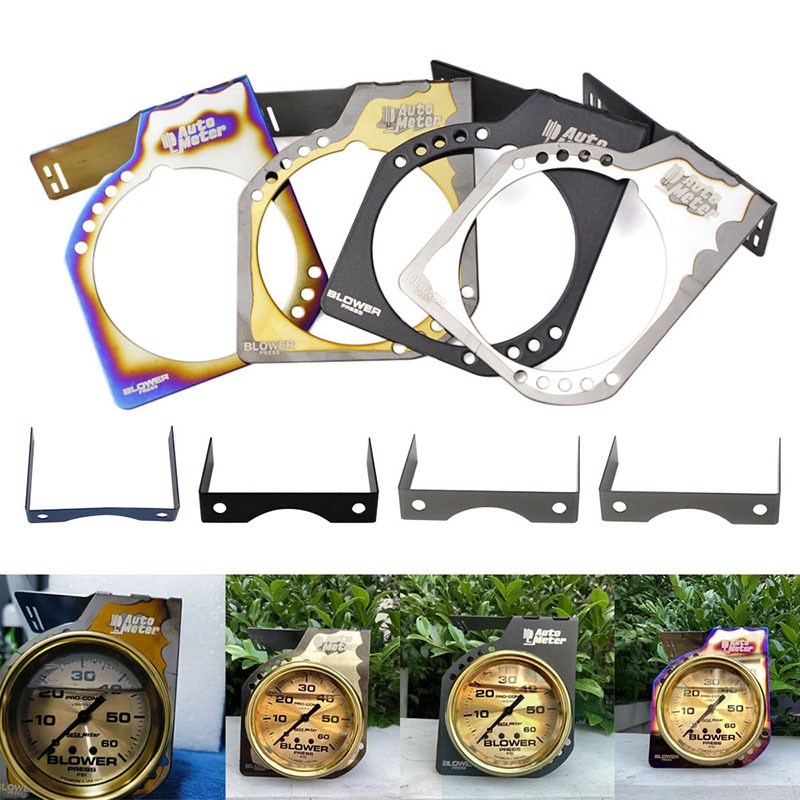 【ITSOK】Auto Meter COVER stand Casing Meter Titanium Volt Turbo 35 PSI ...