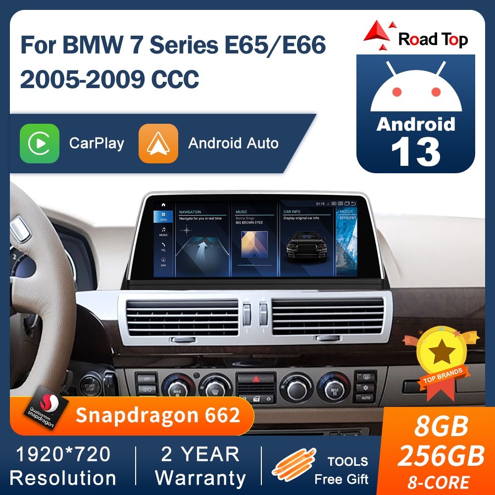 Android 13 Auto Touch Screen for BMW 7 Series E65 E66 2005-2009 CCC ...