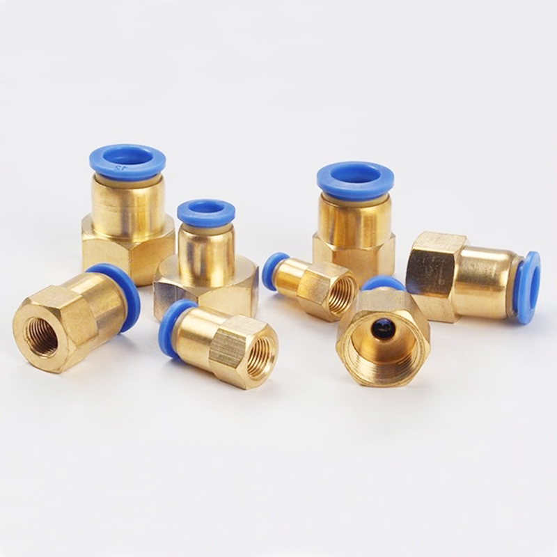 15 Stück 4mm Gerade Pneumatik Steckverbinder, Air Push Schnellbefestigungen PU Luftleitungsadapter, Push to Connect Adapter Quick Release Fittings (15, PU-4mm