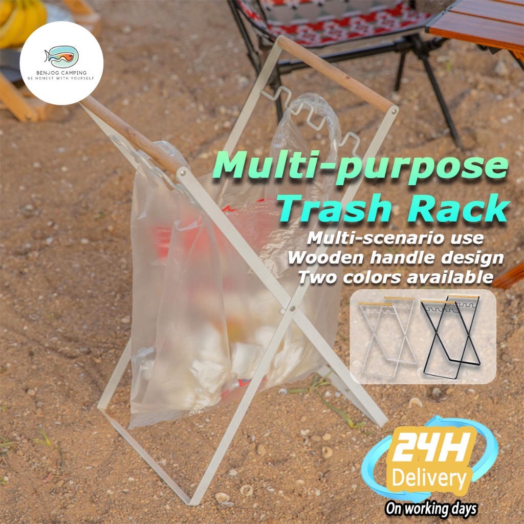 Disposable Portable Rubbish Bag Garbage Frame Rack Bin Trash Holder ...