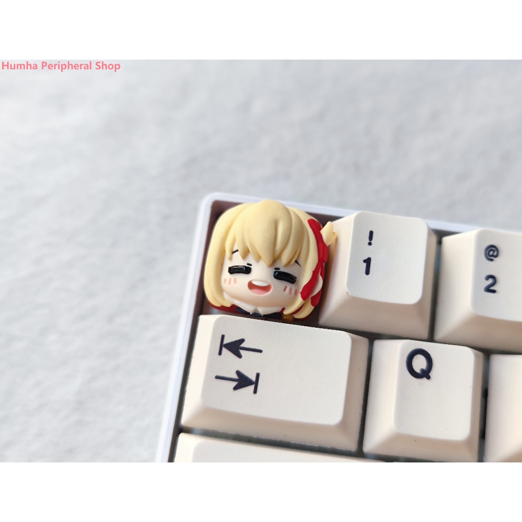 Humha Artisan keycap Lycoris Recoil keycap Hand made Resin keycap ...