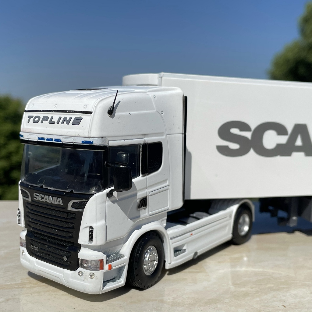 1:50 SCANIA TOPLINE R730 TRUCK TRAILER Model Diecast Collection ...