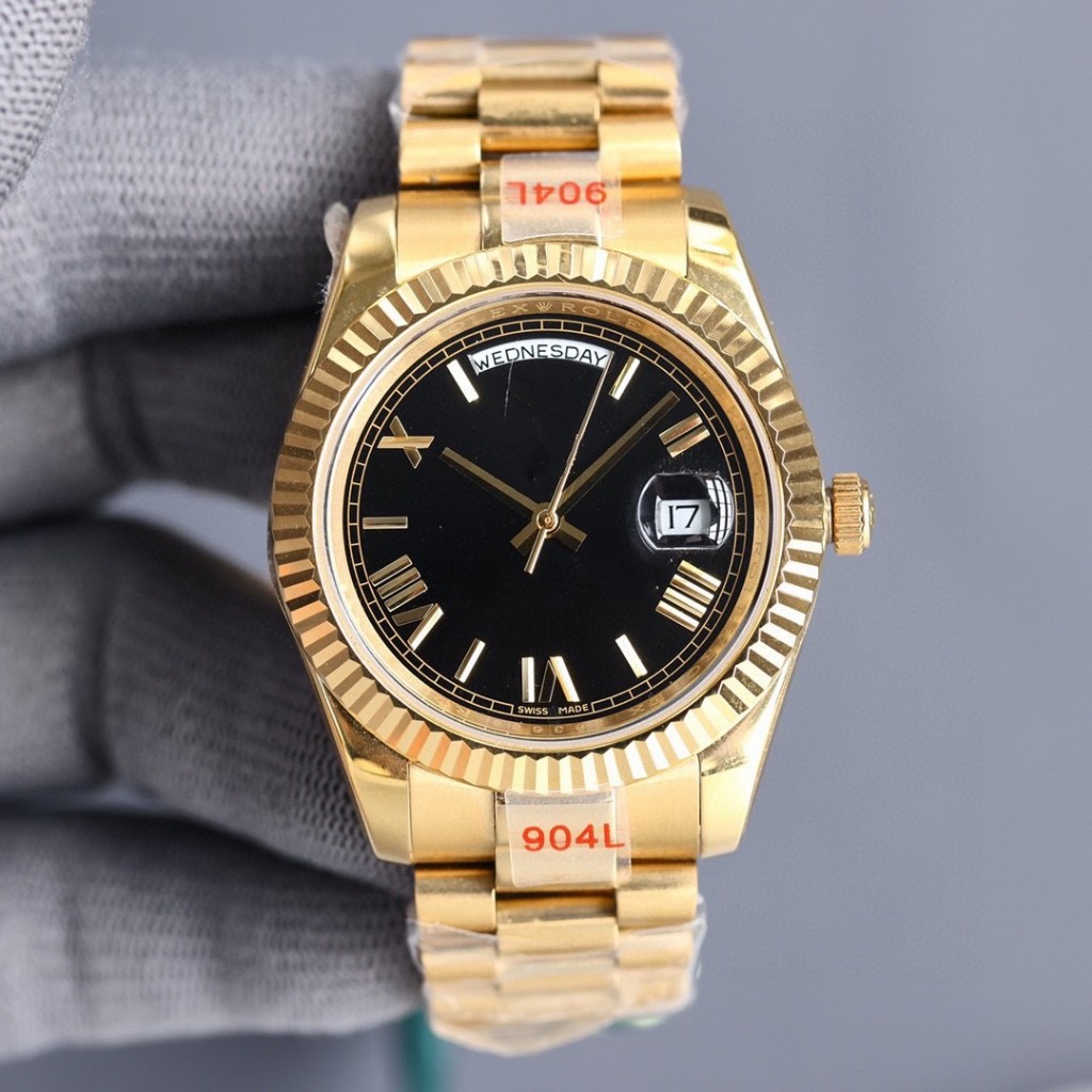 Elegant Men's Dual Calendar Automated Watch | Robust 41mm & Secure 36mm ...