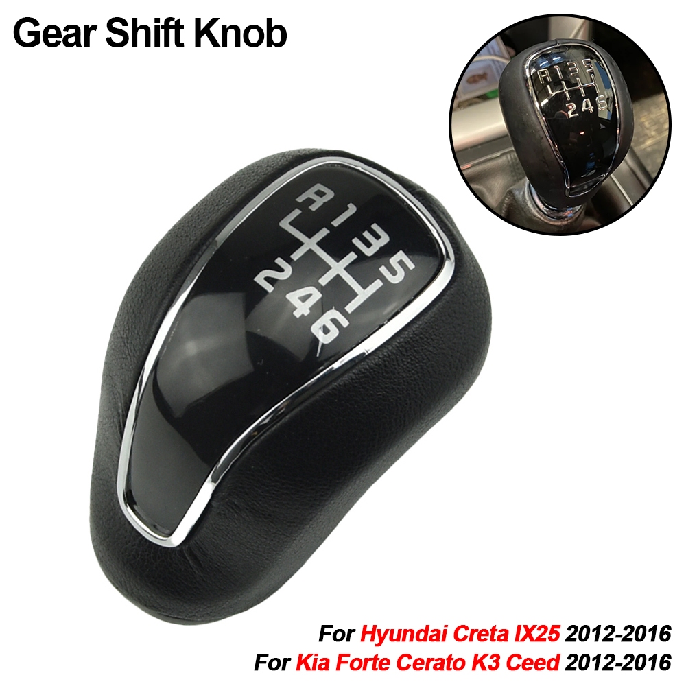 Pommeau De Levier De Vitesse En Cuir Pour Kia Forte/Cerato/K3 - Neuf, Marque Uxcell