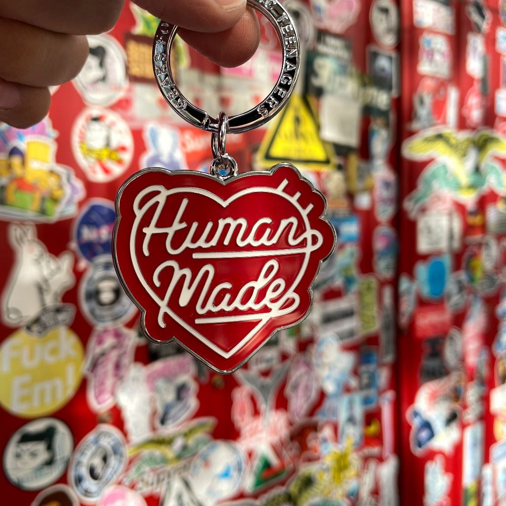 Street Wear human made keyring heart 23aw heart keyring Accessories ...