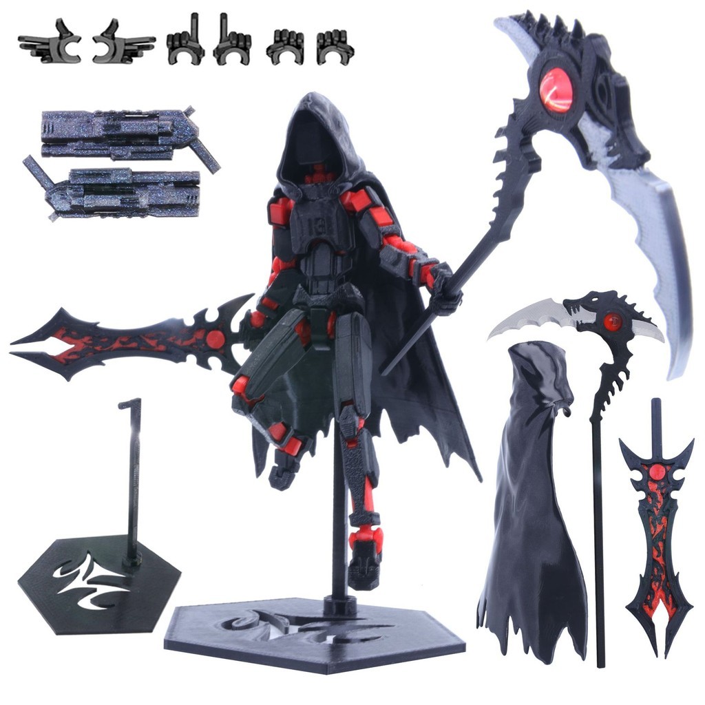 3D Printer Lucky 13 Action Figure Dummy 13 Illidan Devil DIY T13