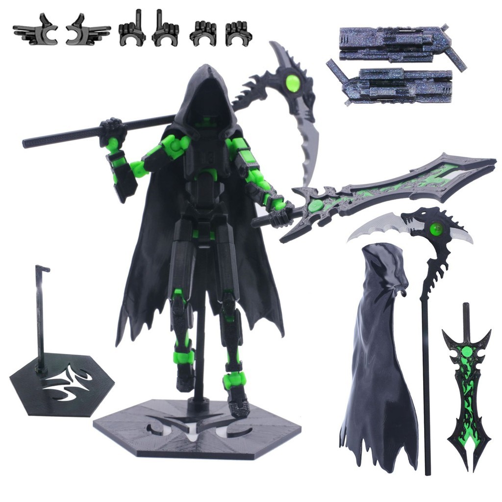 3D Printer Lucky 13 Action Figure Dummy 13 Illidan Devil DIY T13
