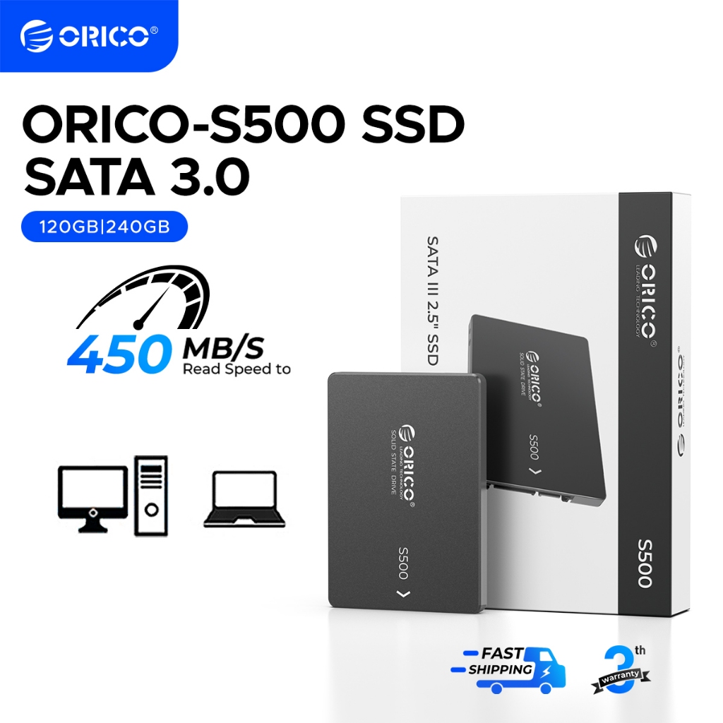 ORICO S500 SSD 2.5 SATA3.0 120GB 128GB 240GB 256GB Solid State Hard ...