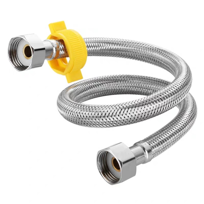 【SYH】Stainless steel braided pipe water heater basin faucet toilet ...