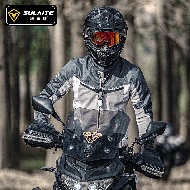 SULAITE Touring Motorcycle Jacket Breathable with CE Pads