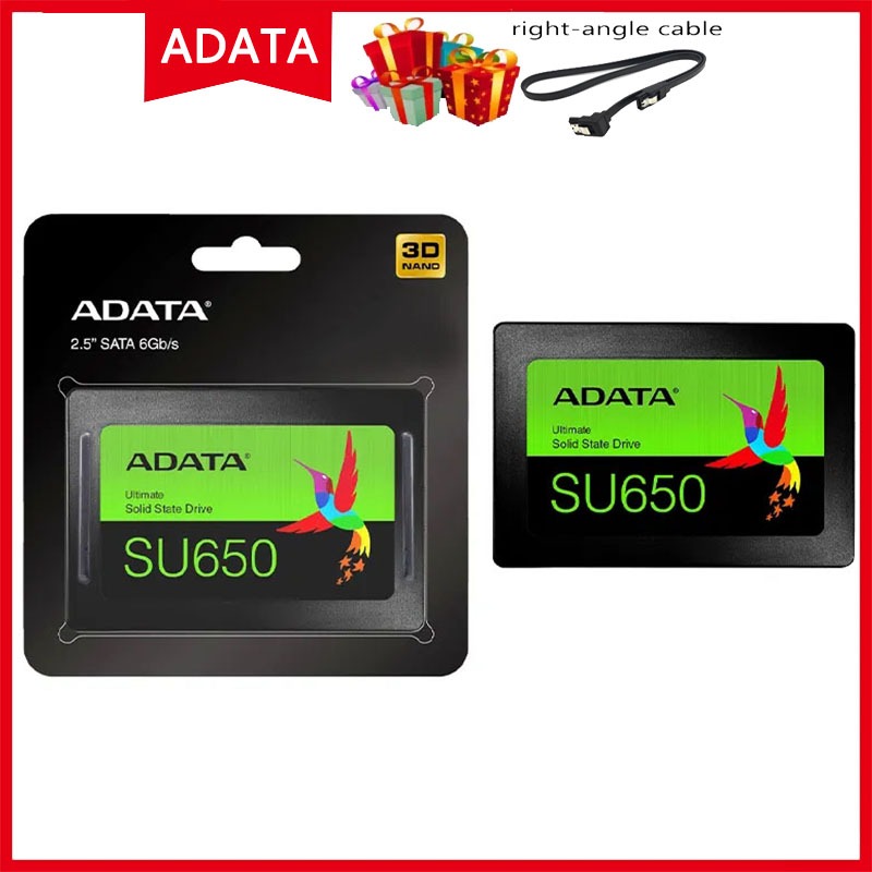 ADATA SU650 2.5 "SATA 3 SSD 120GB/240GB/480GB/960GB High Speed Internal ...