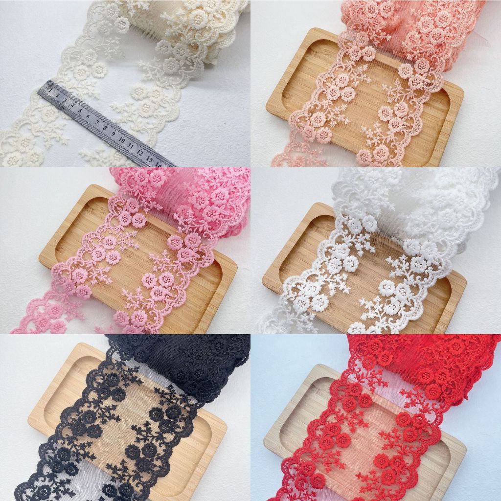1 Meter Premium Designer Border Lace for Wedding Dress / Border Lace ...