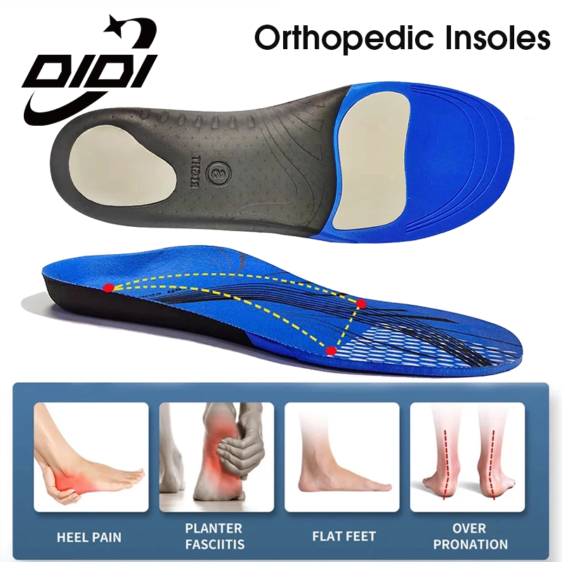 DIDI 1Pair Orthotic Insoles Shock Absorption Arch Support Insole Flat ...
