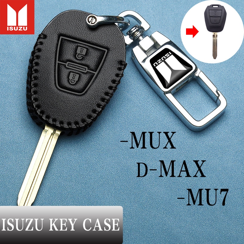 Isuzu Genuine Leather Car Remote Key Case For Isuzu D-MAX/MU-X/MU-7 Key ...