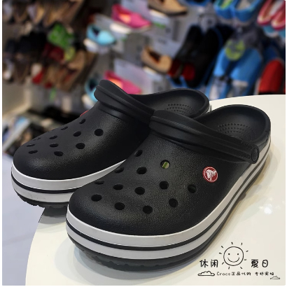 original 100% crocs men shoes plus size women sandals 11016 | Shopee ...