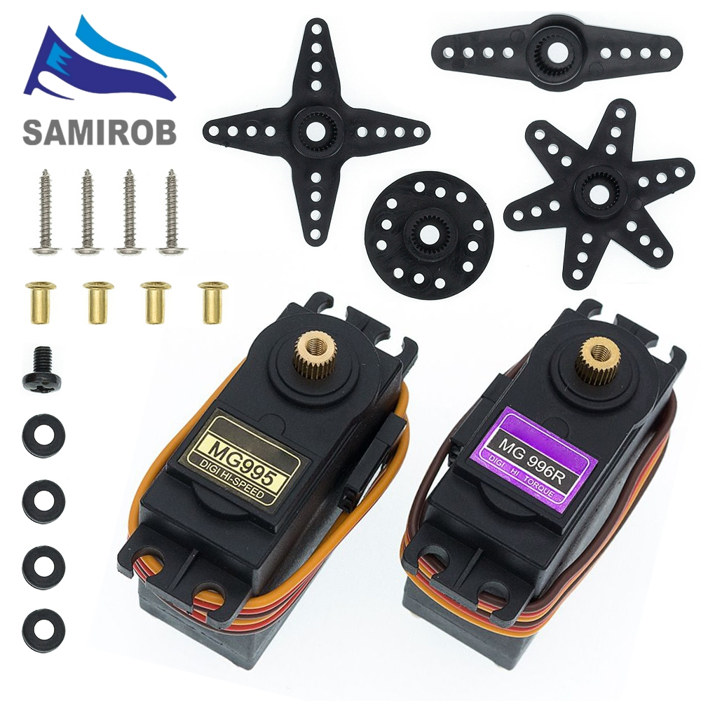 8x MG996R - Coppia Ingranaggi Servo Digitale - Per Futaba JR RC - Camion Auto Barca - copertina