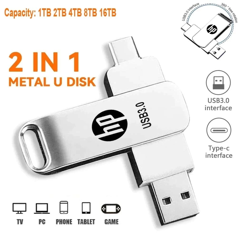 Sony Metal USB 3.0 Flash Drive – 128GB To 2TB, Type-C & USB, High Speed Pen Drive For PC, Mac, Android