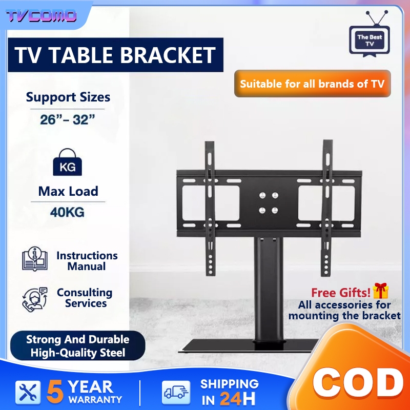 Tabletop TV stand TV Hanging Bracket Supports 26-32 inch TV Weight 60kg ...