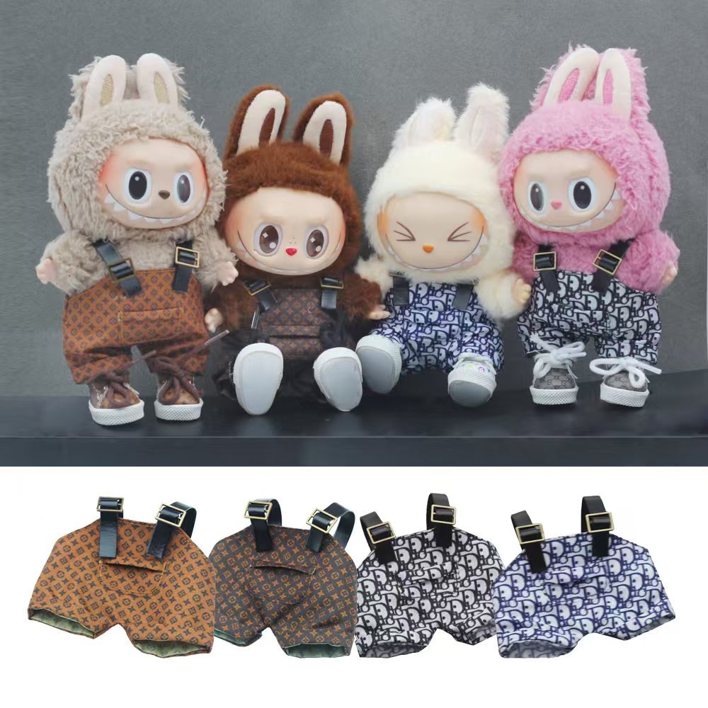 thumbnail image 2 of For Labubu Hawaii Outfit, 17cm Doll Clothes Set, Hat 2 of 11