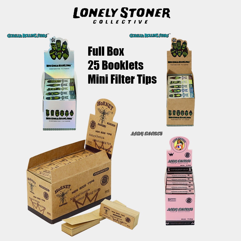 Mini Filter Tips Paper 25 Booklets | Shopee Malaysia