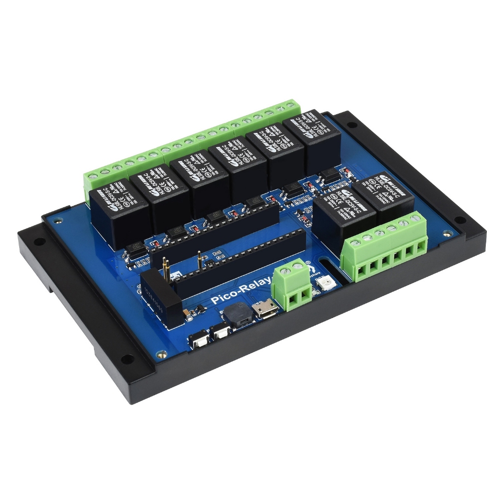 5V 8-Channel Relay Expansion Board HAT for RPI Raspberry Pi PICO 2 W ...