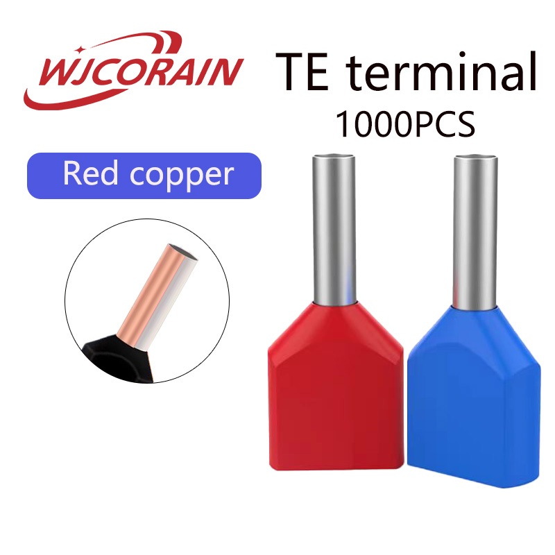 1000PCS TE terminal tubular crimping terminal Wire insulated terminal ...