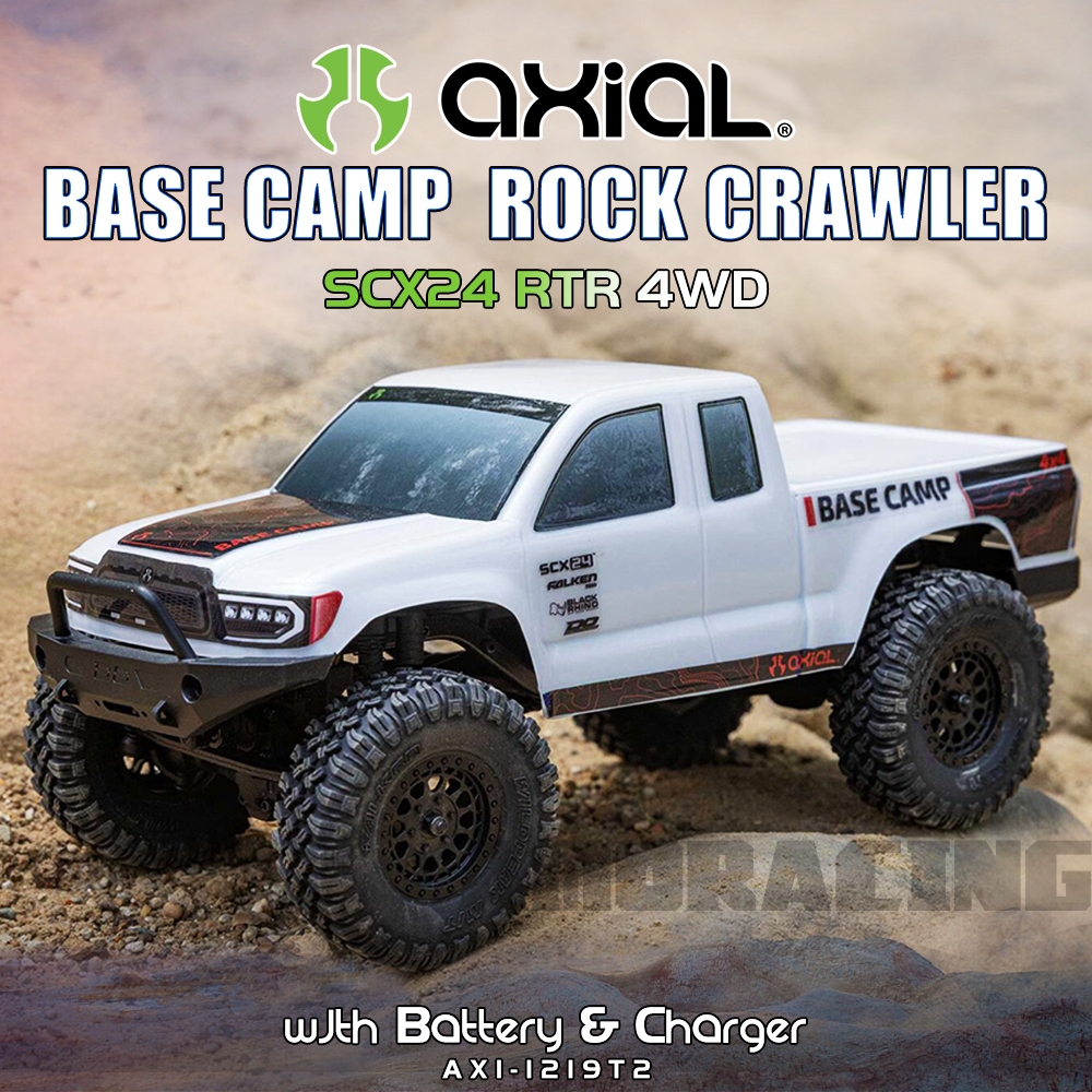 AXIAL SCX24 Base Camp Rock Crawler RTR 4WD 1/24 RC Electric Remote ...