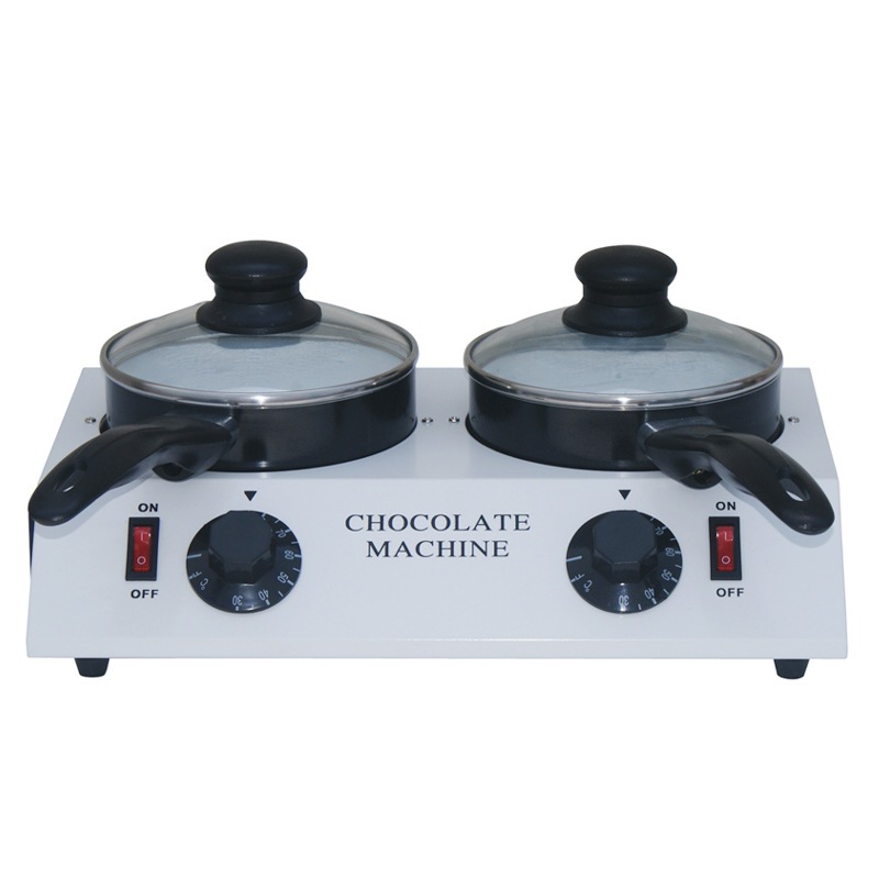 220V Electric double pot chocolate melting dipping pot chocolate ...