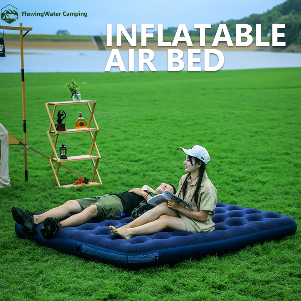 Folding Inflatable bed Airbed Mattress tilam angin camping mattress ...