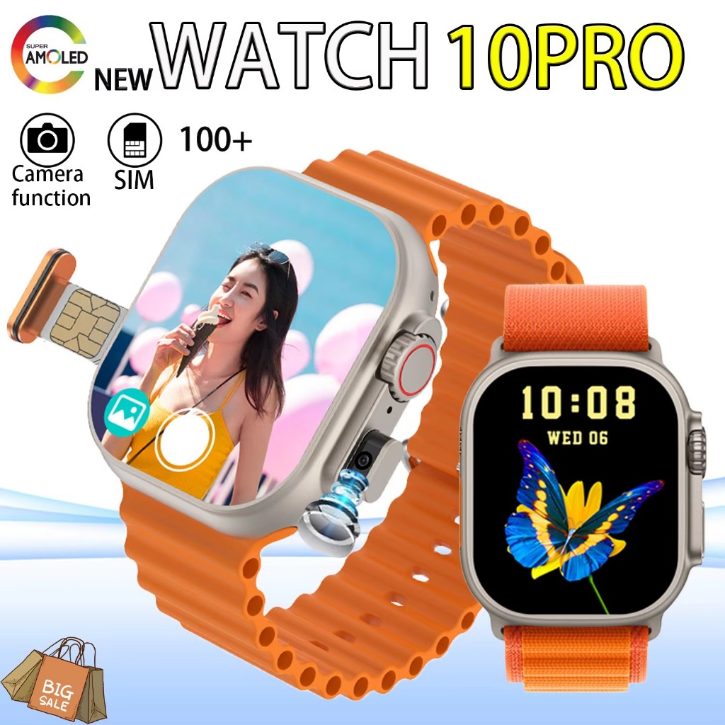 【SIM 4G Watch】T83 Pro Smart Watch with Sim Slot and Bluetooth 4G Smart  Watch Ultra Video Call Card Fitness Tracker Android Smartwatch