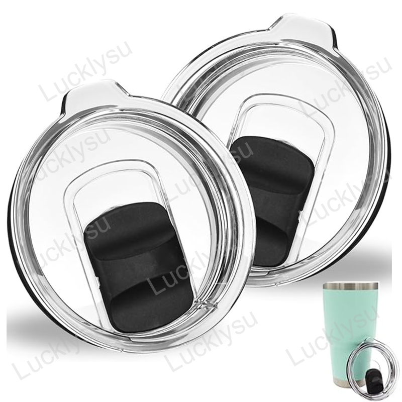 Tumbler Lids for Yeti, Replacement Lids for Yeti 20oz 30oz Tumbler with  Magnetic Slider Replacement, 10/24/35 oz Mug, Lowball, Compatible for Ozark 