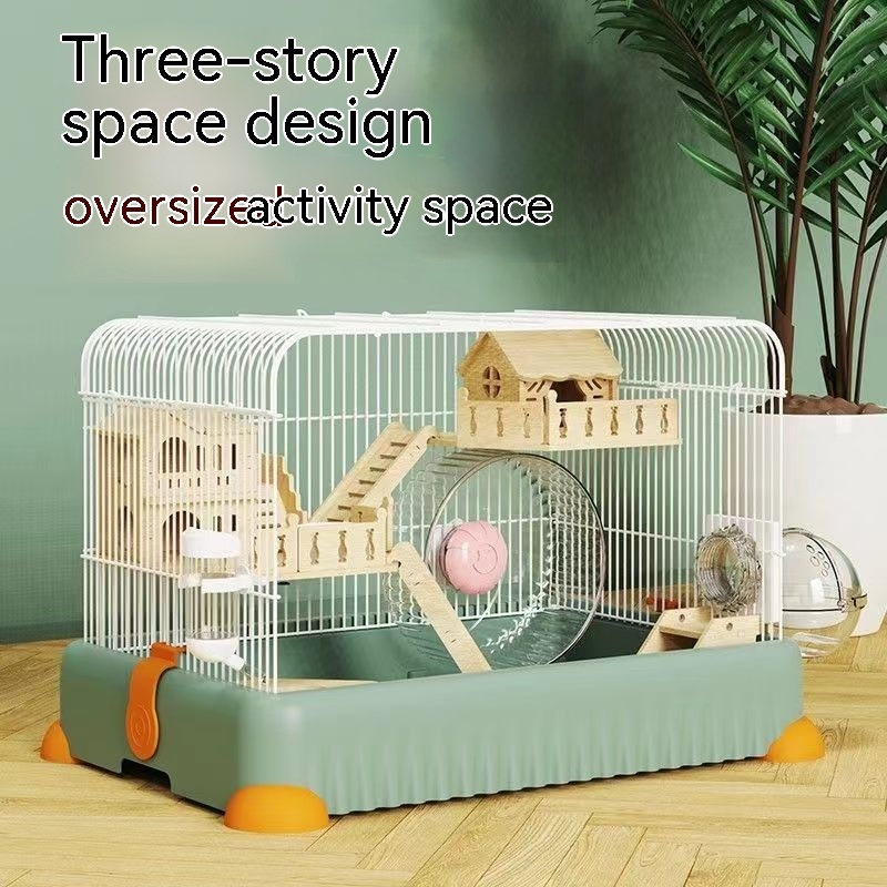 Picture of Hamster Cage Hamster Breeding House Reptile Breeding Cages With Wheels (Very Terrarium Kit