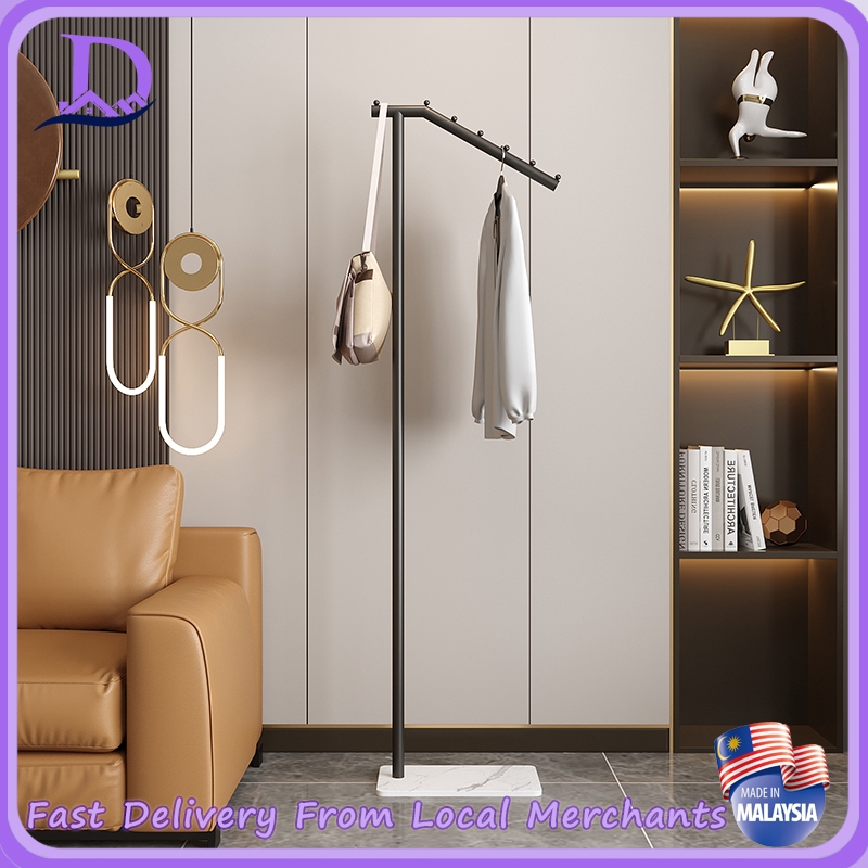 Simple Coat Rack Stand Clothes Rack Bedroom Hanging Shelf Rack Cloak ...