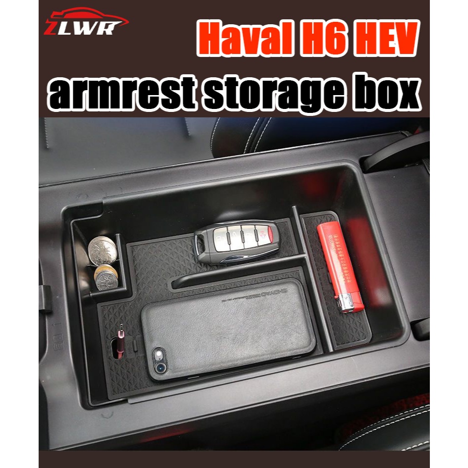 ZLWR Haval H6 HEV armrest box storage box abs material modified ...