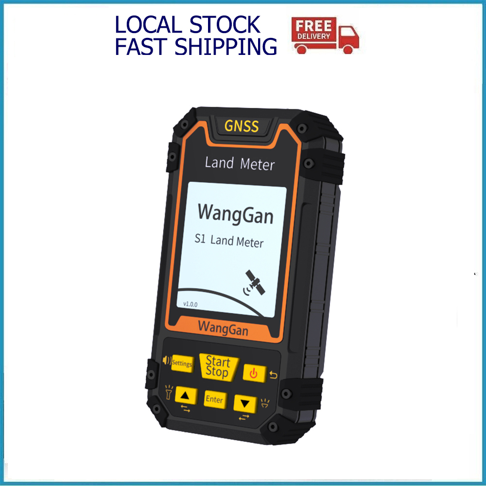 [MY Stock]S1 Portable 2.4inch LCD Screen GPS Land Measuring Tester ...