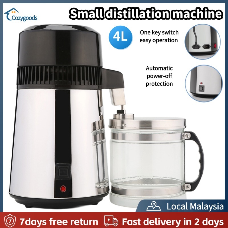 [Local delivery] 4L Pure Water Filters Distiller Electric Stainless ...