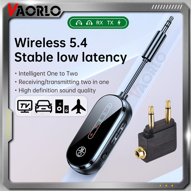 2 In 1 Bluetooth 5.4 Audio Transmitter Receiver 3.5mm AUX Jack ...