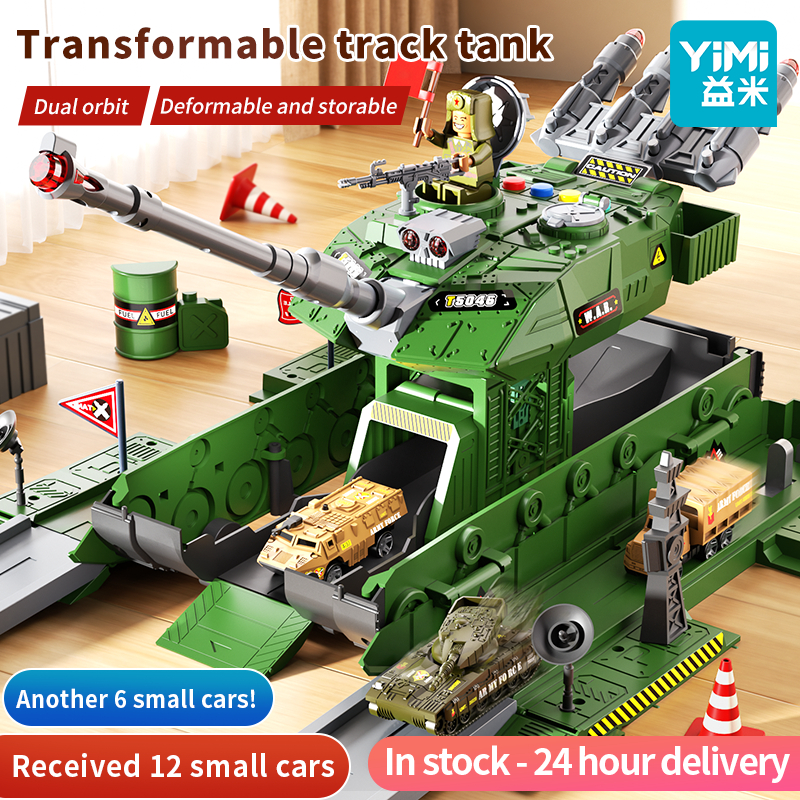 YIMI Tanker Remote Car Control Tank with light & soundKereta Kebal ...