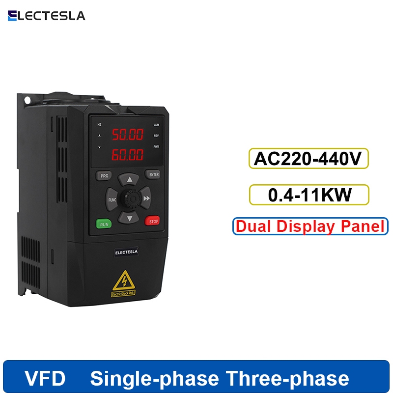 220-380V VFD AC Motor Speed Controller 0.75-4KW Frequency Inverter ...