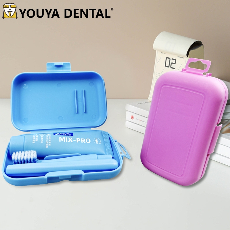 For Adult Travel Fold Toothbrush Suit Send Toothpaste Small Head ...