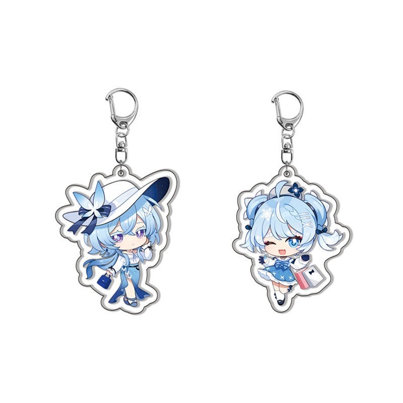 Games Wuthering Waves The Shorekeeper Cute Cosplay Acrylic Keychain Key ...