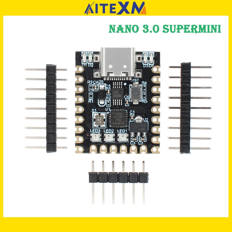 Nano V Nano Supermini Type C Development Board Atmega P Chip Ch Serial Port For